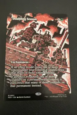 Doubling Season (Borderless) Teenage Mutant Ninja Turtles MTG - Image 1