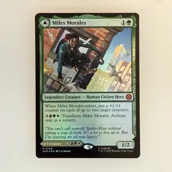 Magic the Gathering: Miles Morales Marvel's Spider-Man Foil NM - Image 1