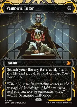 Vampiric Tutor - Borderless - nonfoil - Secrets of Strixhaven Mystical Archive - - Image 1