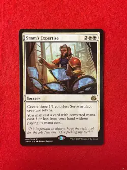 Sram's Expertise - Aether Revolt - Magic the Gathering - MTG - Image 1