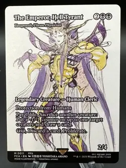 The Emperor, Hell Tyrant - Yawgmoth, Thran Physician Final Fantasy MTG MINT - Image 1
