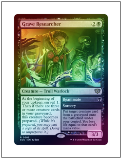 1x Grave Researcher, Foil, Magic the Gathering MTG NM - Image 1