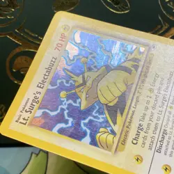 Pokemon 2001 Lt. Surge's Electabuzz 6/132 Gym Heroes Holo LP - Image 4