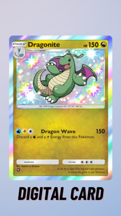Dragonite Shiny Mega Shine Pokemon TCG Pocket 1 Star ⭐ (English) - Image 1