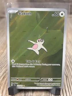 Pokemon Slakoth Surging Sparks 212/191 Trading Card NM - Image 1