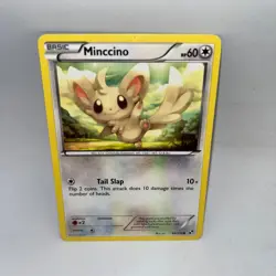 Minccino 88/114 Common Black & White Pokemon Moderately Played - Image 1
