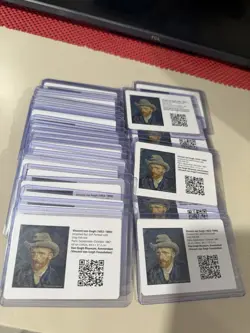 65 Pokemon, Van Gogh Pikachu Inserts. Very Good Condition. - Image 1