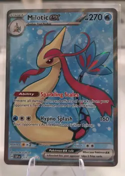 Pokemon Milotic ex Surging Sparks SSP #217/191 Ultra Rare Holo NM LOOK! - Image 1