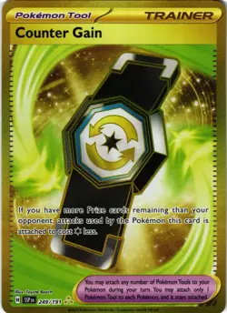 Pokemon TCG SV08: Surging Sparks #249/191 Counter Gain - Image 1