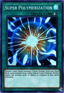Yugioh! LP Super Polymerization - OP09-EN009 - Super Rare - Unlimited Lightly Pl - Image 1