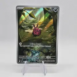 Venipede IR Illustration Rare 132/086 Sv: Black Bolt Holo Pokemon Tcg - Image 1
