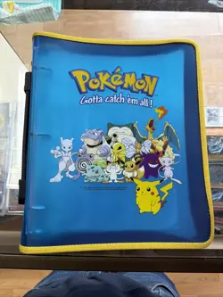 Pokemon Three Ring Zip Binder Vintage Gotta Catch 'Em All - Image 1