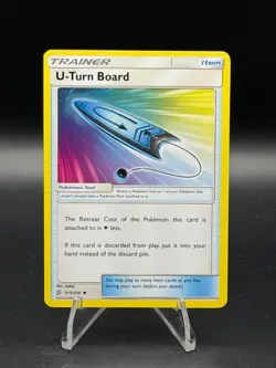 U-Turn Board 211/236 SM Unified Minds Regular Pokemon TCG Lightly Played LP - Image 1