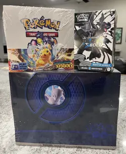 Pokemon Tcg Surging Sparks Booster Box - Pokemon Go ETB Box Plus & Black Bolt - Image 1