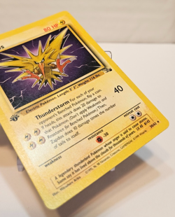 Zapdos 30/62 Rare 1st Edition Fossil Pokemon 1480 - Image 5