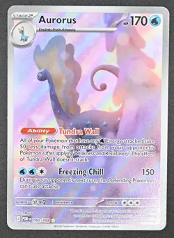 Aurorus 092/088 Pokemon TCG Mega Evolution Me03: Perfect Order Full Art NM - Image 3