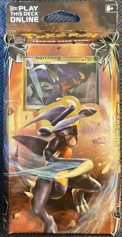 2017 Pokemon Sun & Moon Ultra Prism Mach Strike Theme Deck Garchomp Pokemon - Image 1