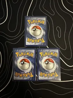 Meowth EX 062/088 Full Art Holo Basic English Perfect Order Pokemon POR x3 - Image 2