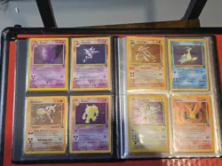 Pokemon Complete Master Fossil Set 62/62 Vintage Original WoTC 1999 + Binder - Image 2