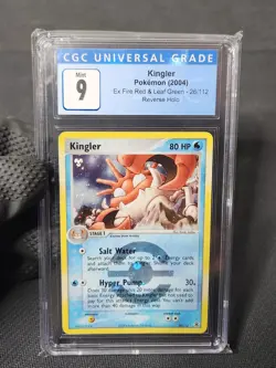 2004 Pokemon EX Fire Red Leaf Green Kingler #26 Reverse Holo Rare CGC 9 Pokemon - Image 2