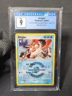 2004 Pokemon EX Fire Red Leaf Green Kingler #26 Reverse Holo Rare CGC 9 Pokemon - Image 4