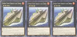 Gunkan Suship Shirauo-class Carrier BODE-EN049 Burst of Destiny 1st (x3) Yugioh - Image 1