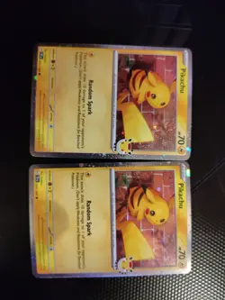 Pikachu 051/162 Pokemon Day 2026 - Anniversary Stamped NM X2 - Image 1