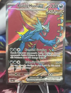 Roaring Moon ex 262/182 Paradox Rift Pokemon - Image 1
