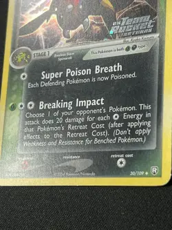 2004 Pokemon Dark Ariados 30/109 Reverse Holo Foil Team Rocket Returns Stamped - Image 4