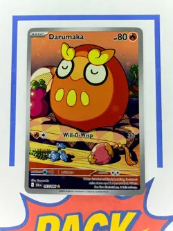 Darumaka Illustration Rare Pokemon TCG Black Bolt 097/086 IR - Image 1