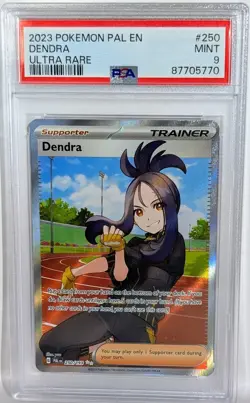 Pokemon Pal DENDRA Paldean Fates Full Art Ultra Rare 250/193 PSA 9 🌿 MINT - Image 1