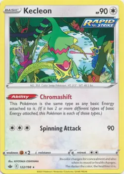 Kecleon 122/198 Rare Chilling Reign Pokemon TCG - Image 1