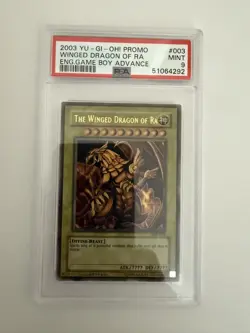 PSA 9 Yugioh The Winged Dragon of Ra GBI 003 Ultra Rare - Image 1