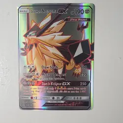 Pokemon TCG Dusk Mane Necrozma GX Full Art Ultra Rare SM Ultra Prism 145/156 HP… - Image 1