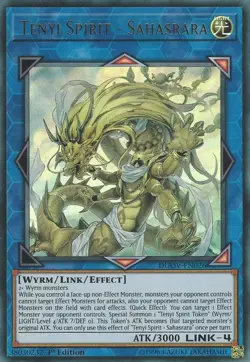 Yugioh! LP Tenyi Spirit - Sahasrara - DUOV-EN026 - Ultra Rare - 1st Edition Ligh - Image 1
