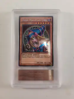 YuGiOh! Dark Magician Girl lcyw-en022 Secret Rare Magician's Force AGS 9 - Image 1