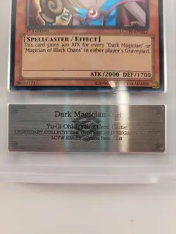 YuGiOh! Dark Magician Girl lcyw-en022 Secret Rare Magician's Force AGS 9 - Image 2