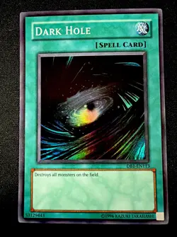 Dark Hole DB1-EN113 Super Rare Yu-Gi-Oh! NM - Image 1