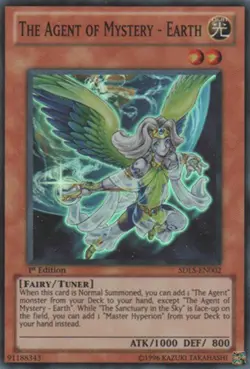 Yugioh! MP The Agent of Mystery - Earth - SDLS-EN002 - Super Rare - 1st Edition - Image 1
