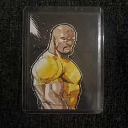 2025 Topps Marvel Studios Sketch Card Luke Cage Artist Rafael Dante 1/1 - Image 1