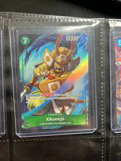 One Piece TCG Kikunojo Alternate Alt Art SR EB04-012 English OP14 Azure Seven NM - Image 1