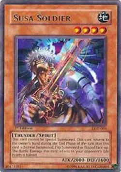 Yugioh! LP Susa Soldier - TP6-EN008 - Rare - Unlimited Edition Lightly Played, E - Image 1