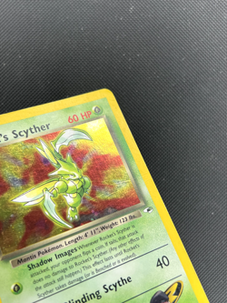 Rocket's Scyther 13/132 Gym Heroes Holo Rare Pokemon Card MP - Image 4