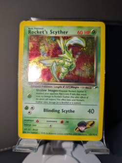 Rocket's Scyther Gym Heroes Holo Rare 60 HP 13/132 Pokemon TCG English - Image 1