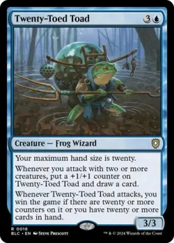 MTG English Twenty-Toed Toad NM Normal Commander: Bloomburrow - Image 1
