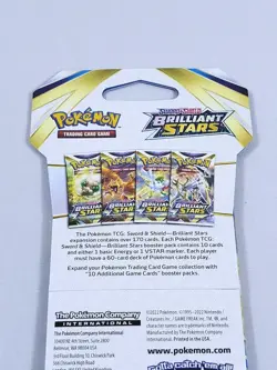 New Pokemon TCG Sword & Shield Brilliant Stars Booster Pack 2022 Cards - Image 4