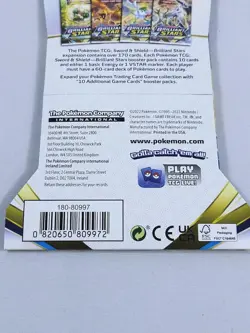 New Pokemon TCG Sword & Shield Brilliant Stars Booster Pack 2022 Cards - Image 5