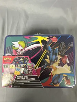 Pokemon Lunch Box Tin Sealed with 6 Packs 3 Foil Cards And More -Multiple & Save - Image 1
