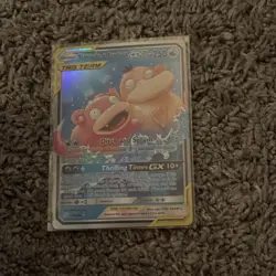 Slowpoke & Psyduck GX Ultra Rare Holo Card 35/236 Sm-Unified Minds 250 HP - Image 1