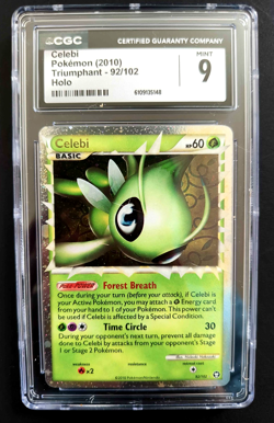 Pokemon Card - Celebi Holo Prime Triumphant CGC 9 - Image 1